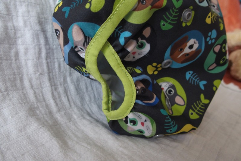 Svrchní PUL kalhotky Unuo na suchý zip - Chameleoni