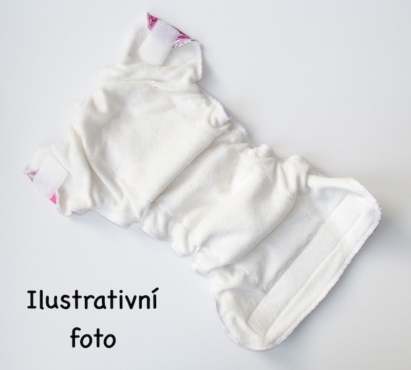 Kalhotová plena Fox-plenky na suchý zip - Lamy na žluté