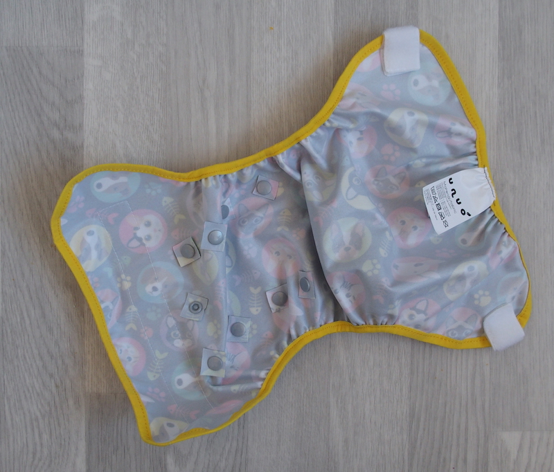 Svrchní PUL kalhotky Unuo na SZ (lemování gumička, bez křidélek, prodyšný PUL) - Mini trojúhelníčky holčičí