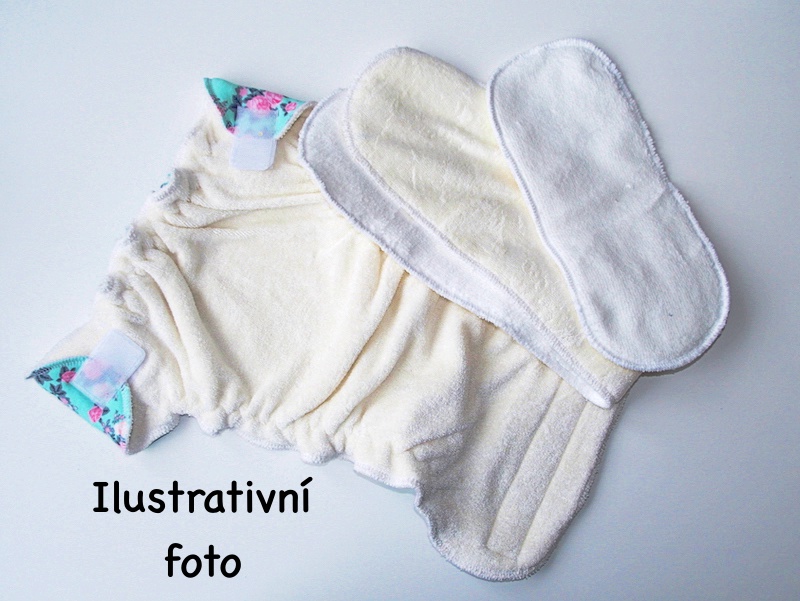 Noční kalhotová plena Teas XL na suchý zip - Ježečci