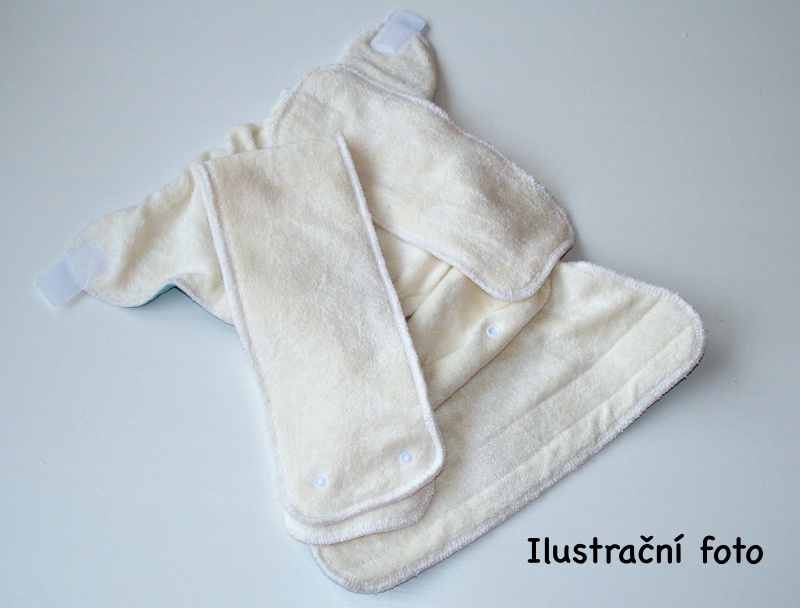 Kalhotová plena Katyv Baby na patentky - Ginko šedé
