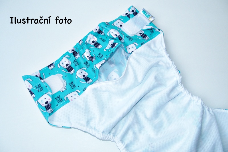 Kapsová plena Katyv Baby na PAT (prodyšný PUL) - Medvědí hlavy