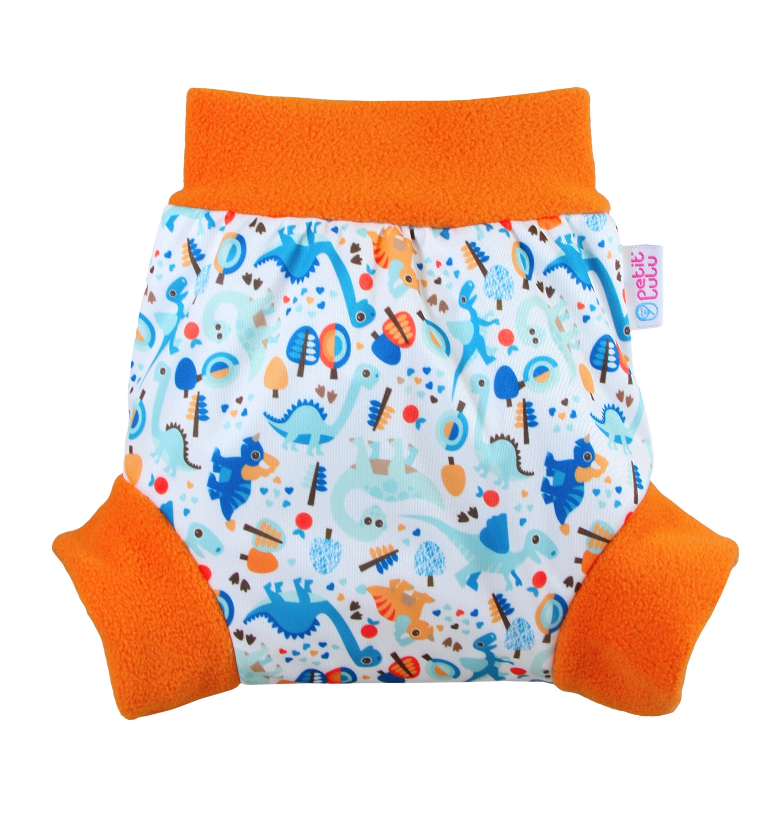 Natahovací svrchní PUL kalhotky Petit Lulu vel. XL - Cesta do pravěku