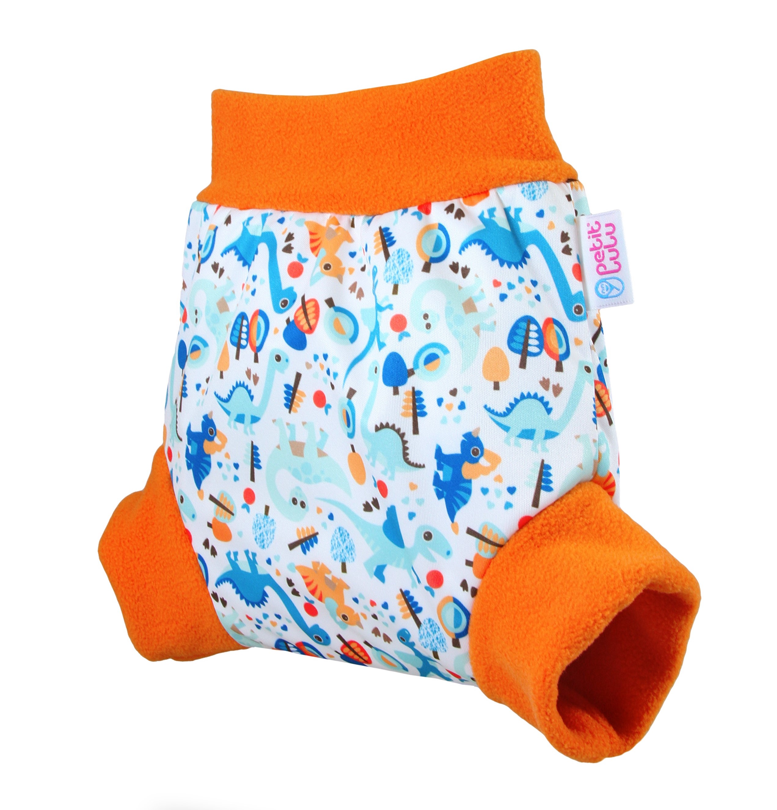 Natahovací svrchní PUL kalhotky Petit Lulu vel. XL - Cesta do pravěku