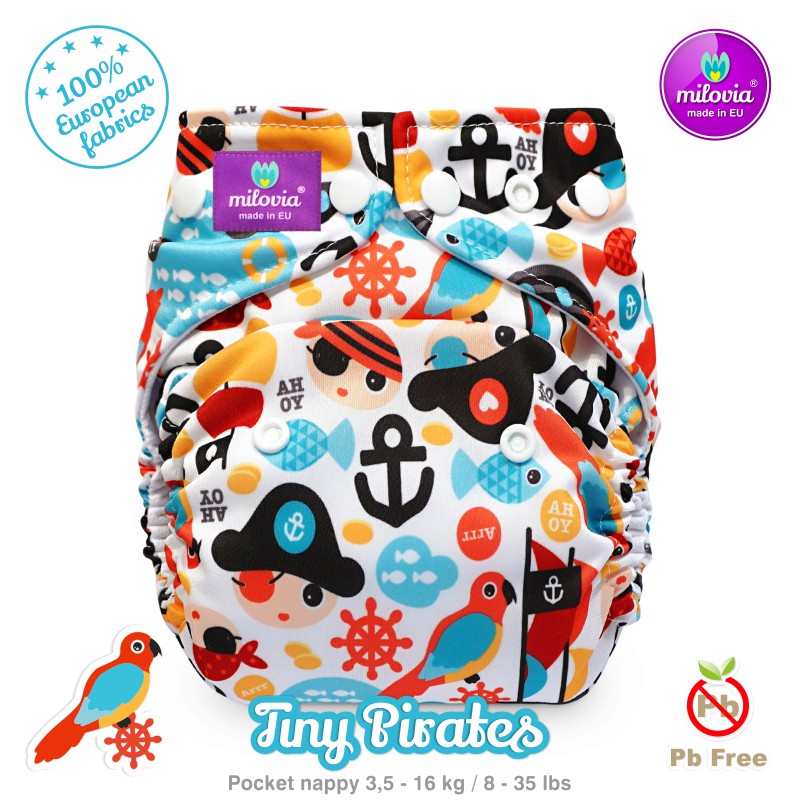 Kapsová plena Milovia fleece Tini Pirates