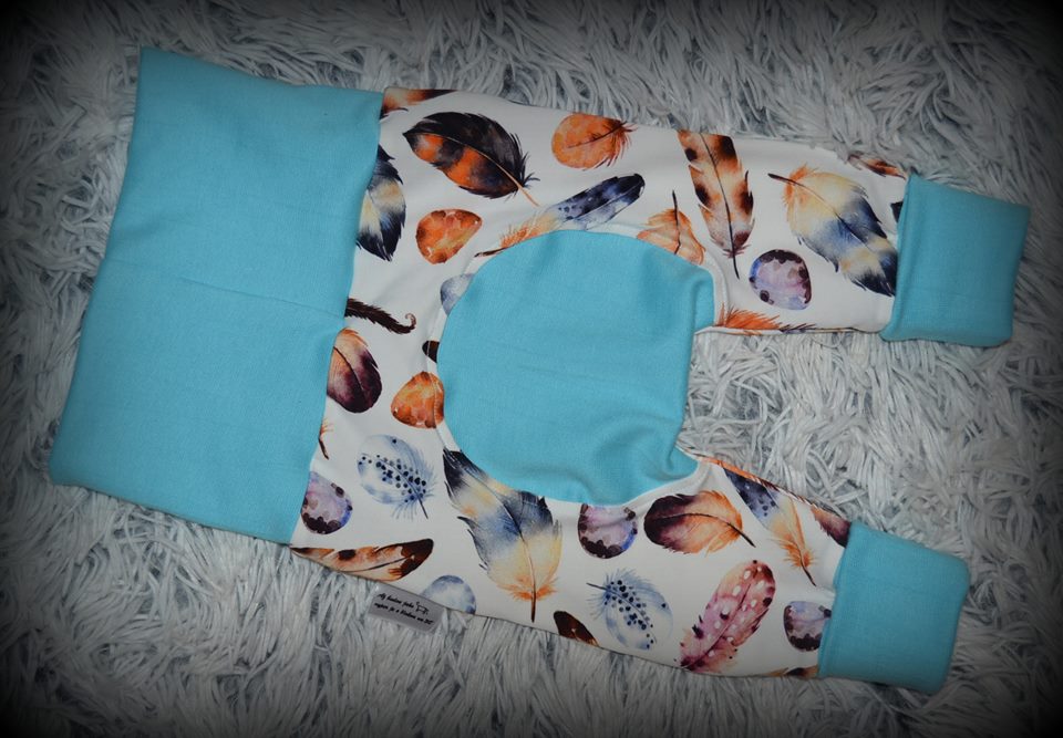 Turky z Hůrky rostoucí tepláčky Maxalůny vel. Newborn - Pírka