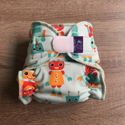 Noční kalhotová plena Bambi Roxy na suchý zip - Robots