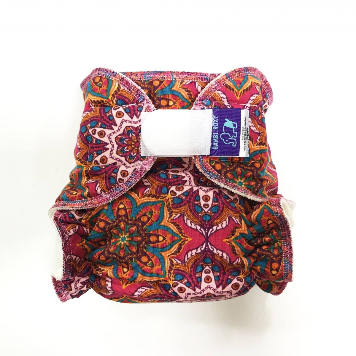 Kalhotová plena Bambi Roxy na suchý zip - Mandala on purple