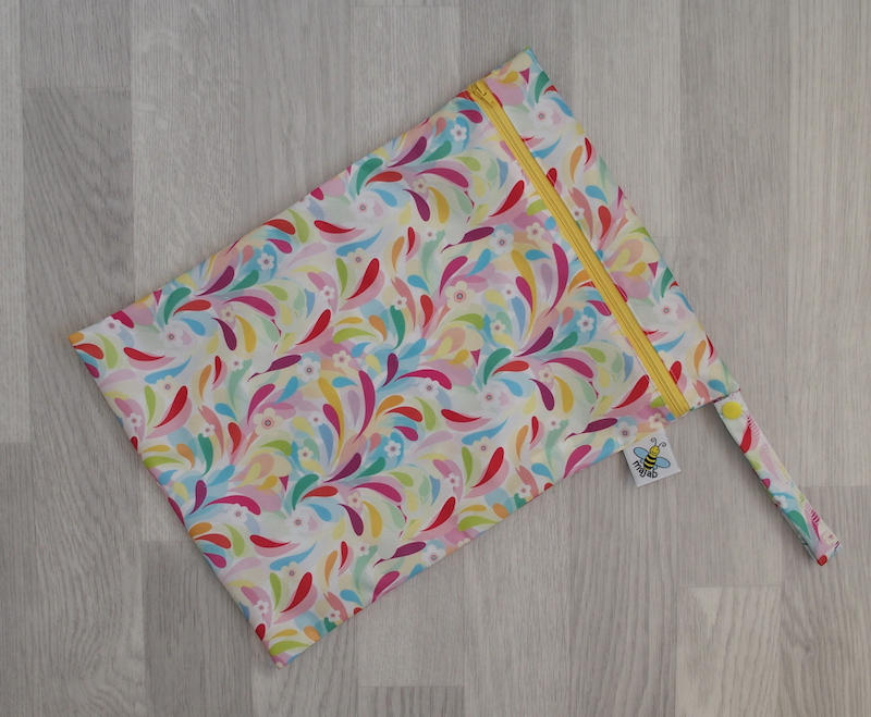 PUL pytel na pleny Majab - Floral žlutá