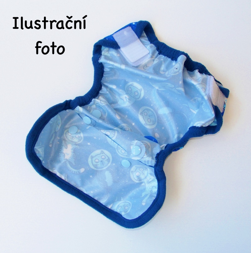 Svrchní PUL kalhotky Mini Breberky na sz 2019 (PUL klasický, flees, bez křidélek) - Luční kvítí