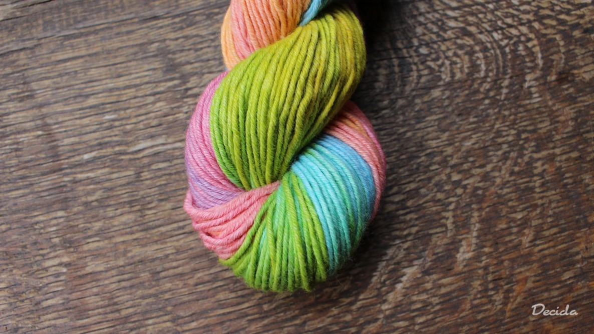 "Luční kvítí" - nové MERINO bez sw 4mm
