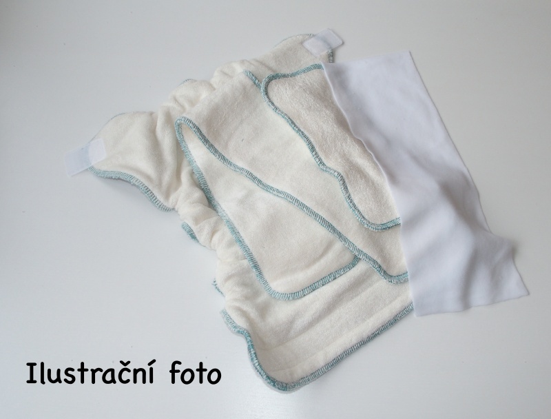 Noční kalhotová plena Katyv Baby na suchý zip - Spící pandy