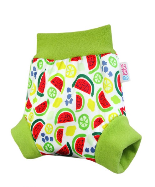 Natahovací svrchní PUL kalhotky Petit Lulu vel. M - Melouny