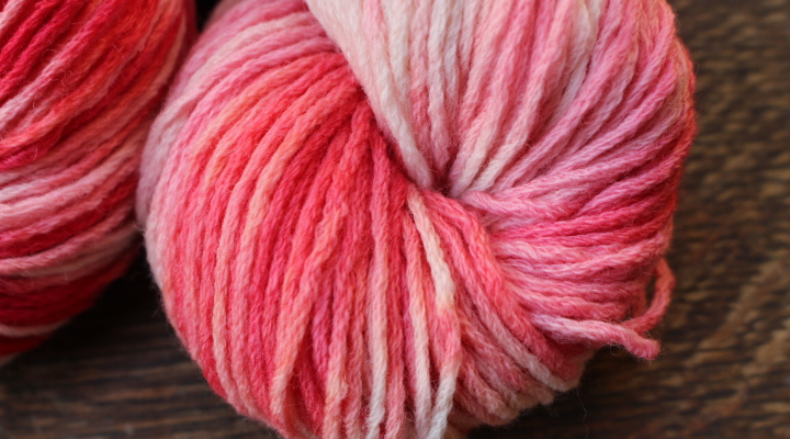"Jahodový sorbet" MERINO bez sw 4mm