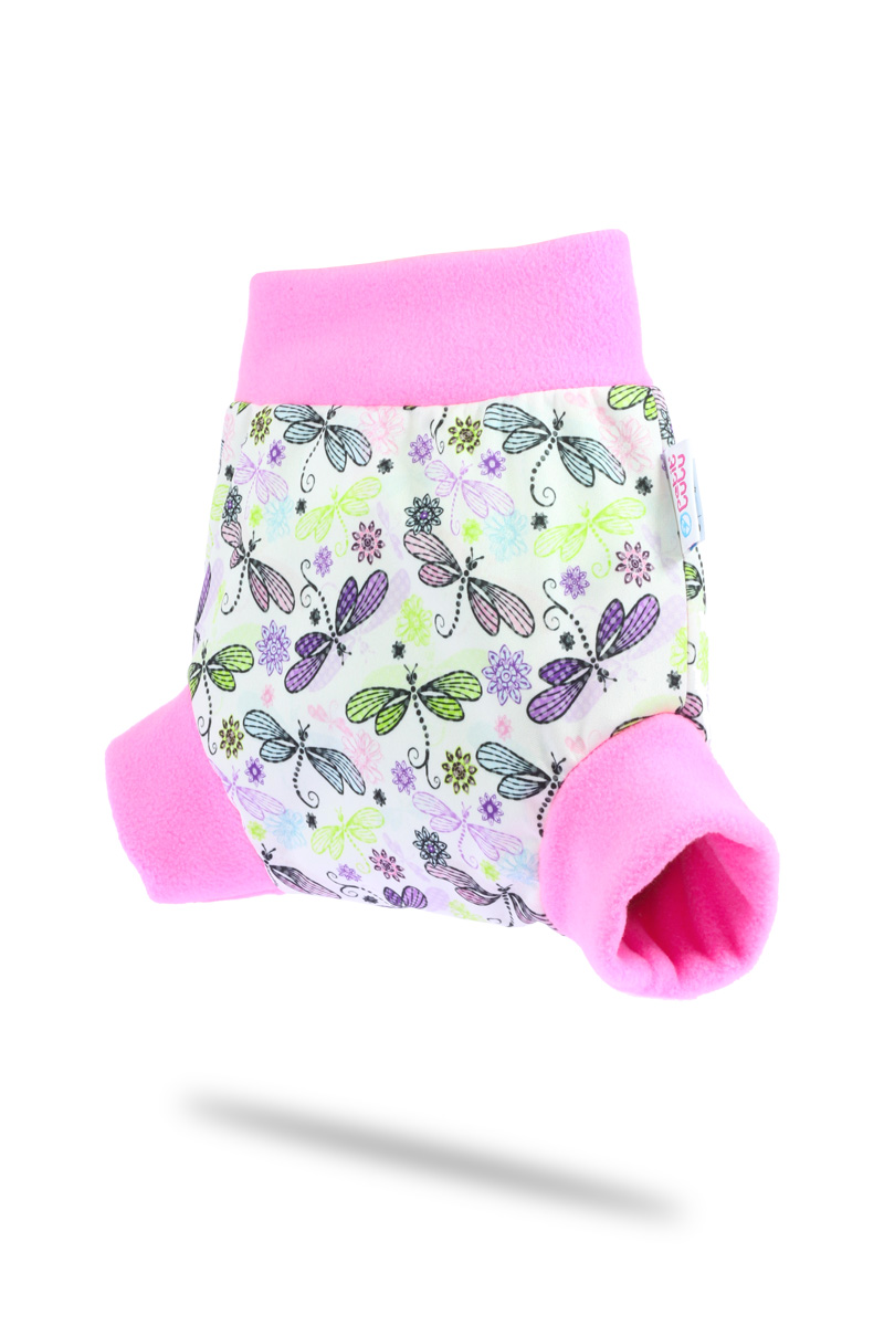 Natahovací svrchní PUL kalhotky Petit Lulu vel. M - Vážky