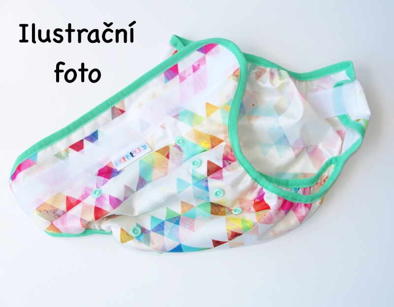 Svrchní kalhotky Breberky na SZ (PUL Klasik, gumička, křidélka) - Zlatí jeleni