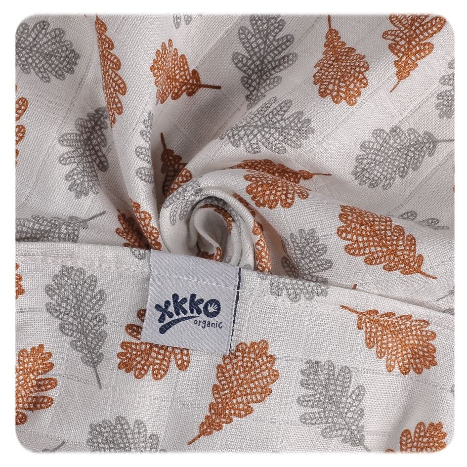 Dětské pleny z biobavlny KIKKO Organic 70x70 Staré časy - Dub