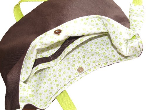 Kabelka Green flowers bag