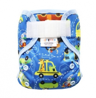 Svrchní PUL kalhotky Mini Breberky na sz (křídélka, gumička) - Zvířátka v dopravě