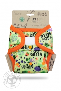 Svrchní PUL kalhotky Petit Lulu na suchý zip - Go Green