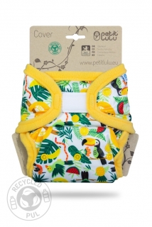 Svrchní PUL kalhotky Petit Lulu na suchý zip - Lenochod